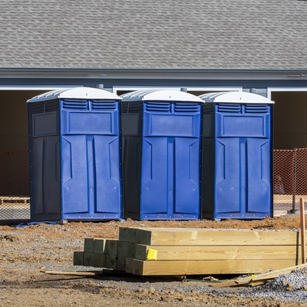 how can i report damages or issues with the portable toilets during my rental period in Baileyville KS